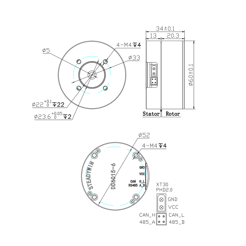 DD6015 Direct Drive Servo Moto - đánh giá và giá Direct Drive Servo Motor Robotics